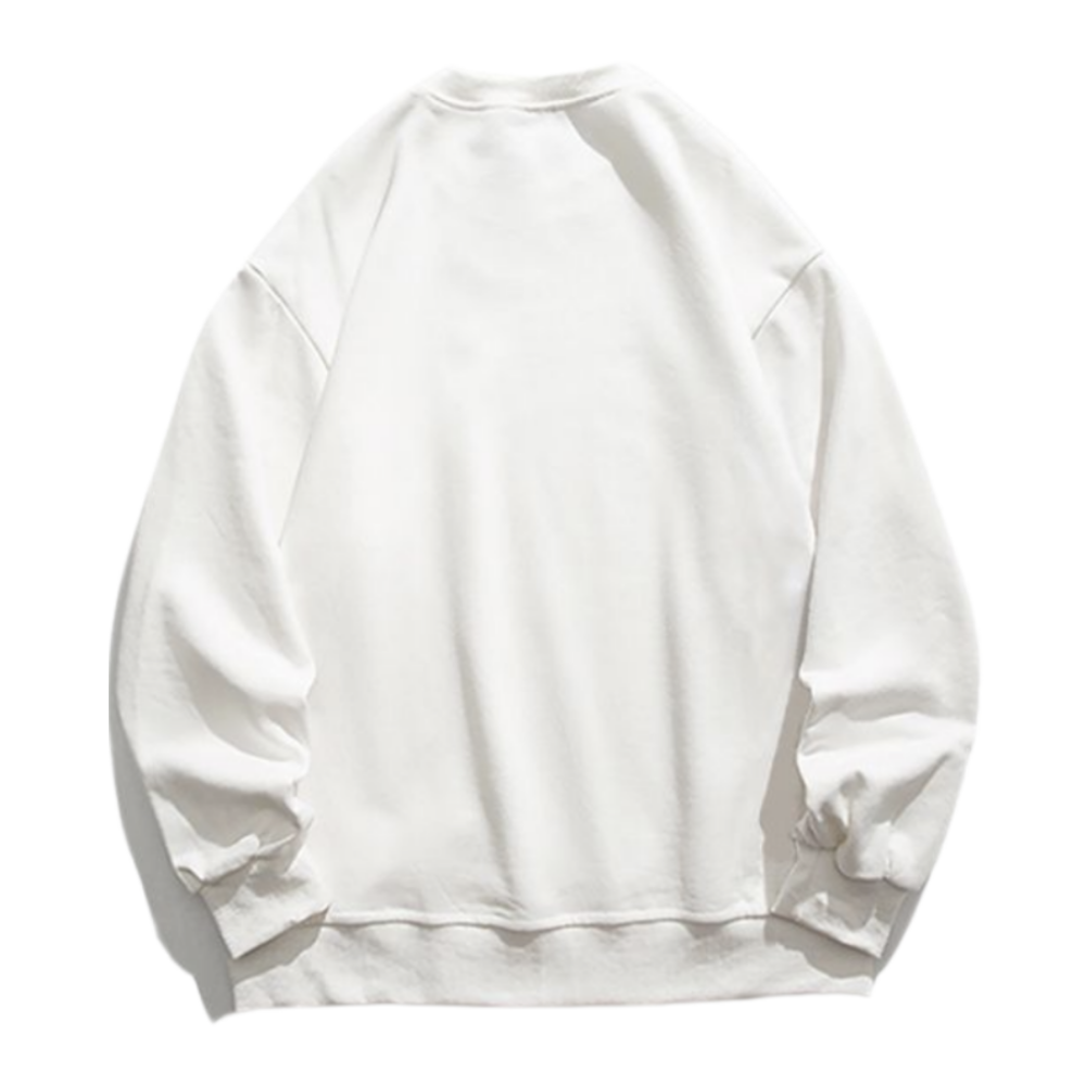 Hip Hop Loose Graphic Letter Sweatshirt