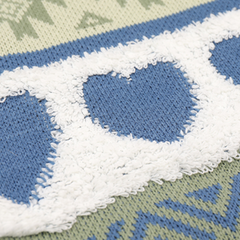 Patchwork Heart Jacquard Sweater