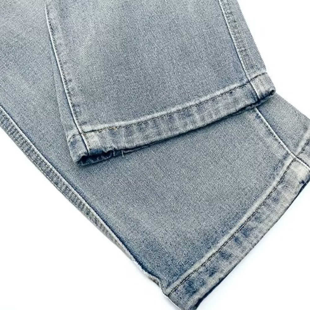 Vintage Multi-Pocket Straight Leg Jeans