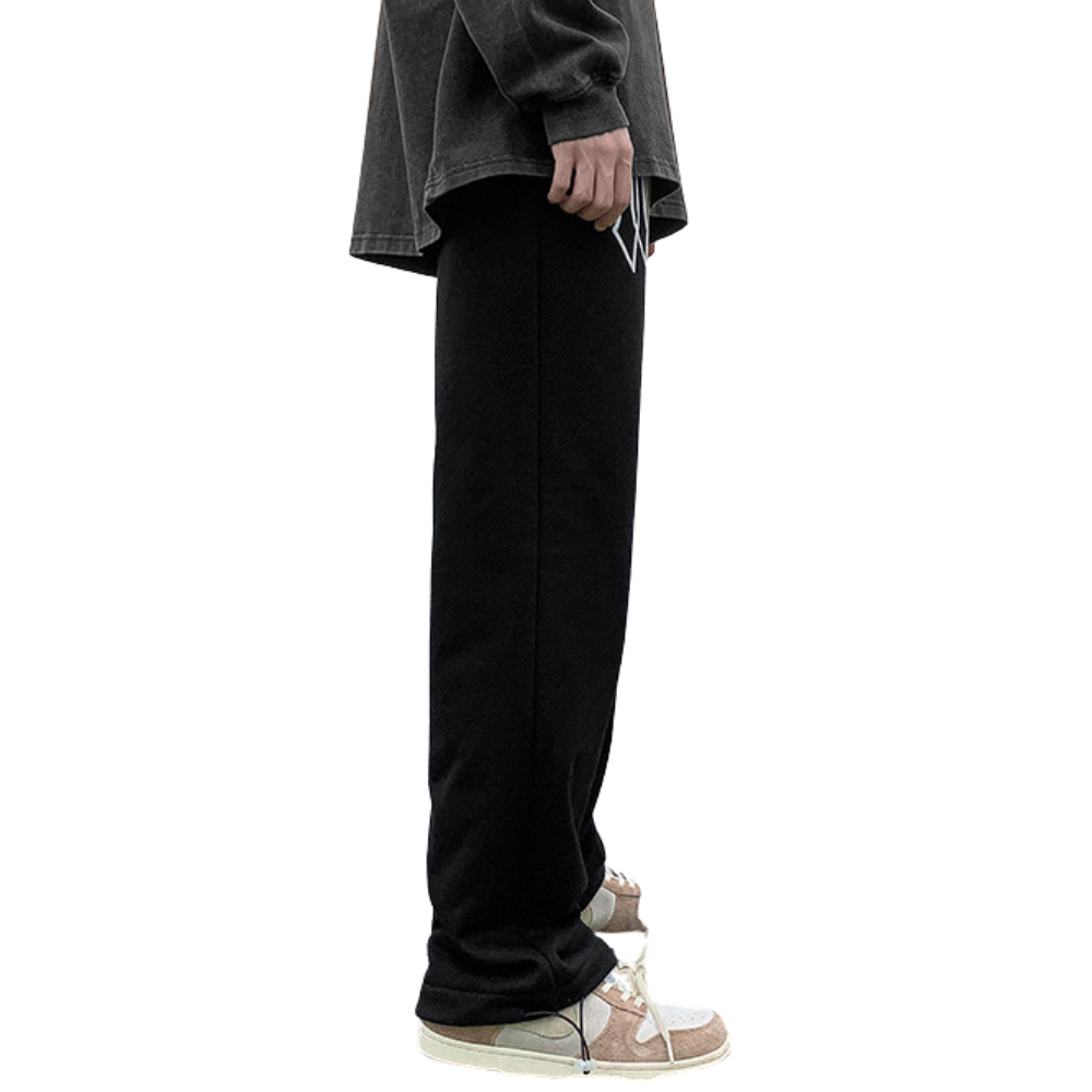 Hip Hop Drawstring Straight Sweatpants