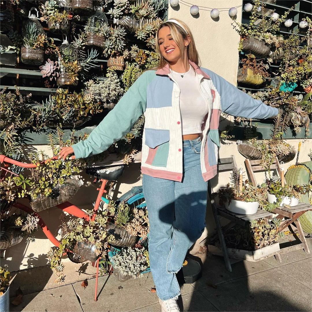 Casual Cute Patchwork Jacket