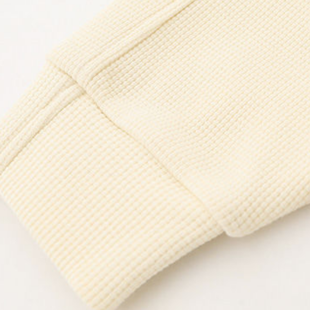 Women's Halter Solid Color Waffle Hoodie