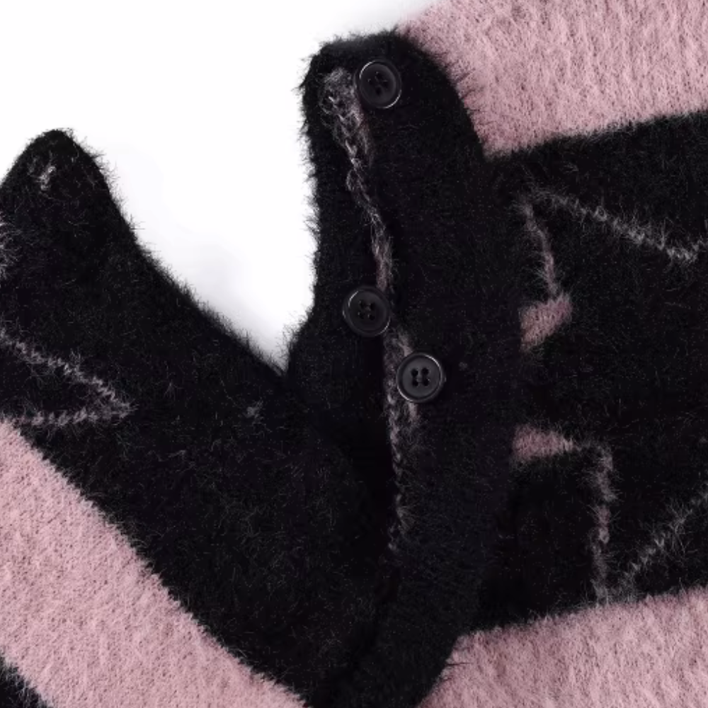 Women's Striped Star Patch Sweater