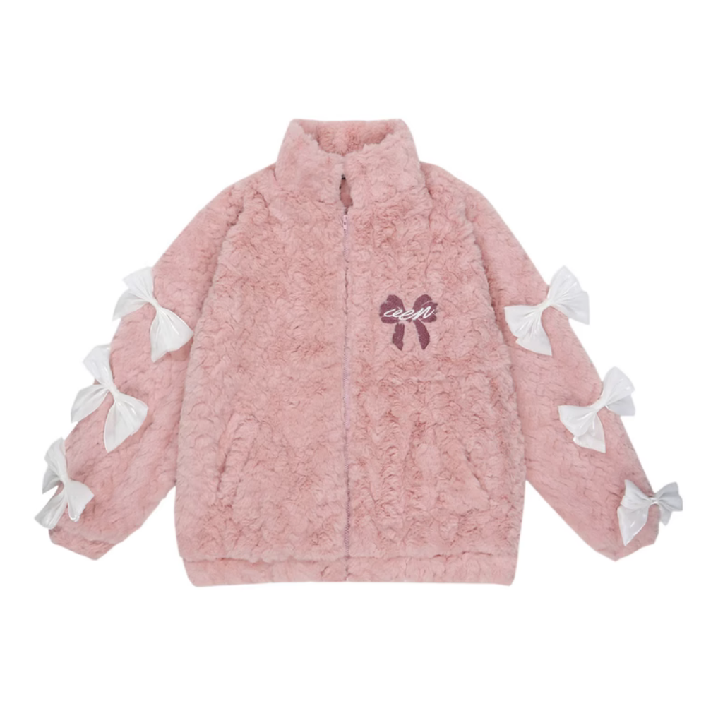Women's Gentle Bow Coat