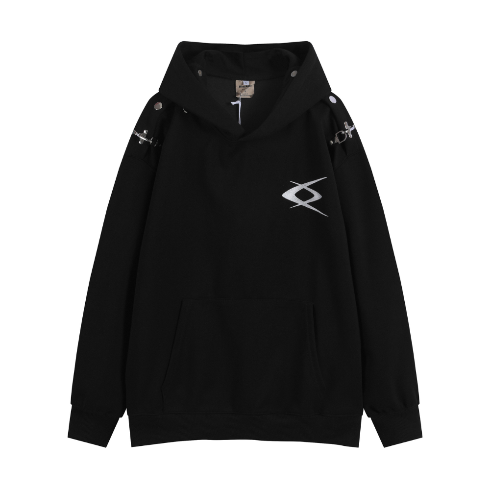 Women's Hip Hop Solid Color Hoodie