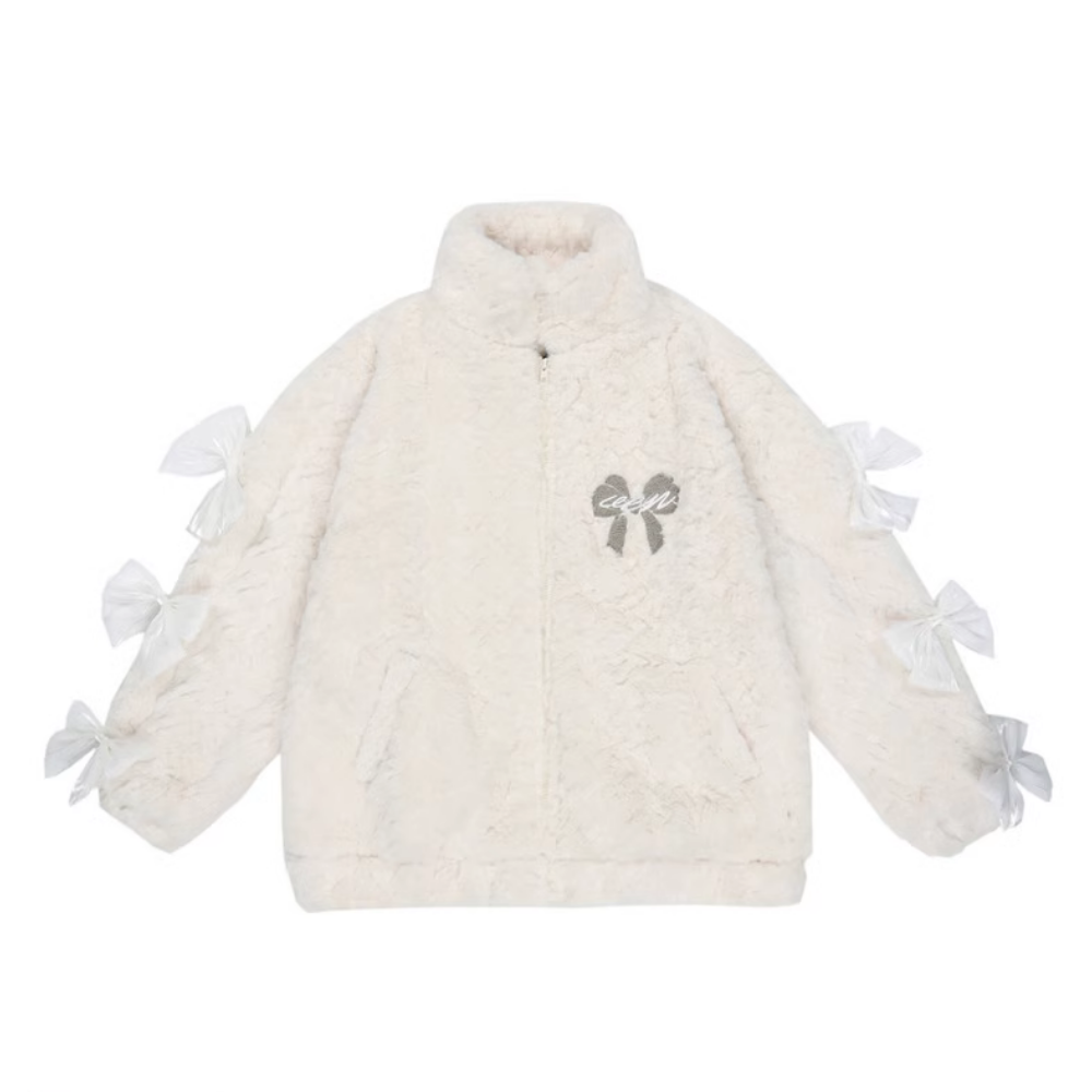 Women's Gentle Bow Coat