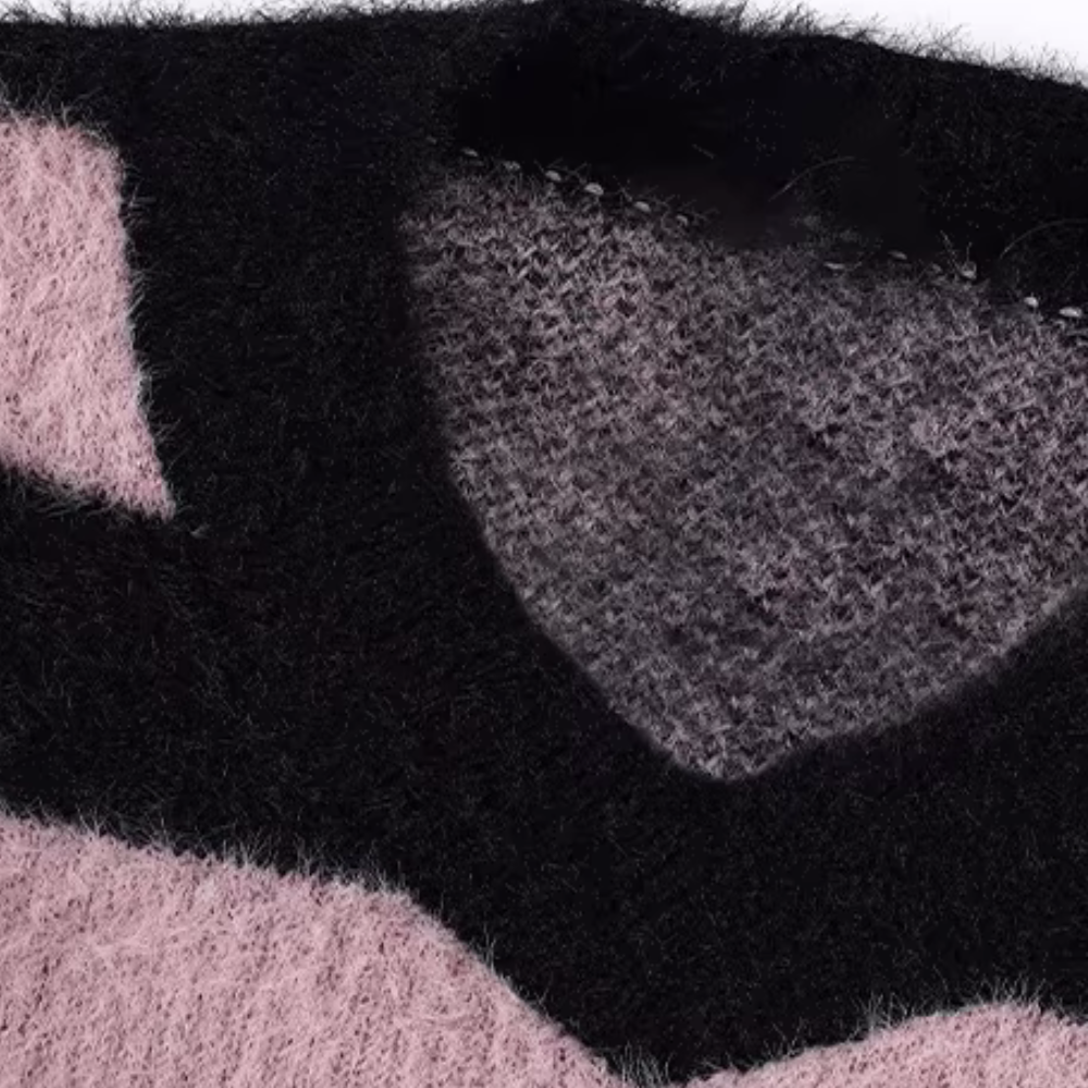 Women's Striped Star Patch Sweater