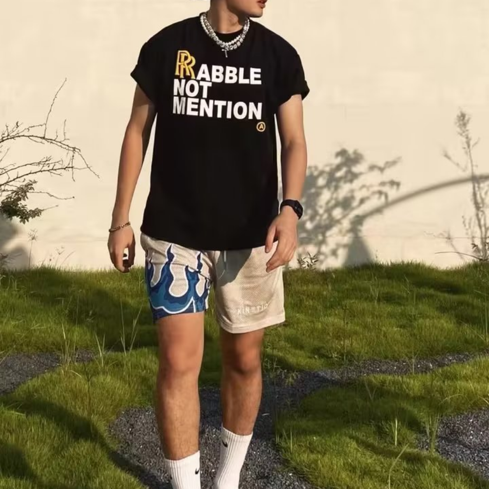 American Street Basketball Flames Shorts