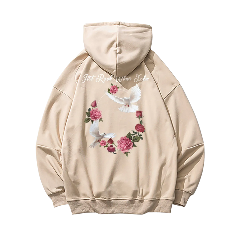 Style Garland Pattern Hoodie