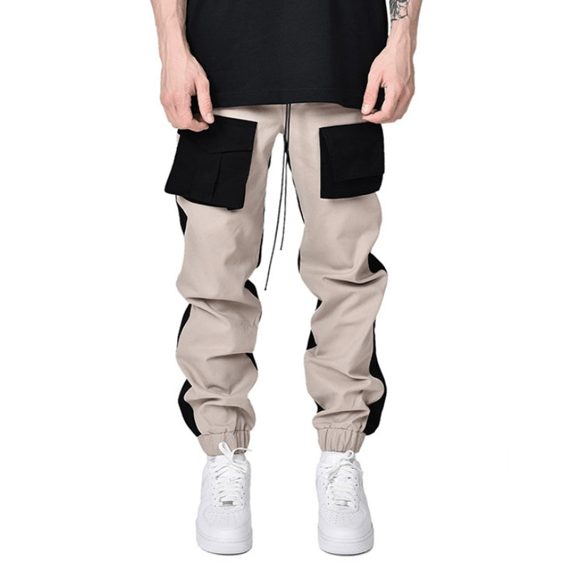 Patchwork Pockets Cargo Pants