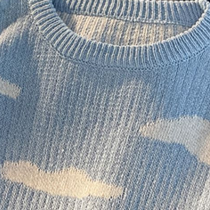 Loose Cloud Knit Sweater