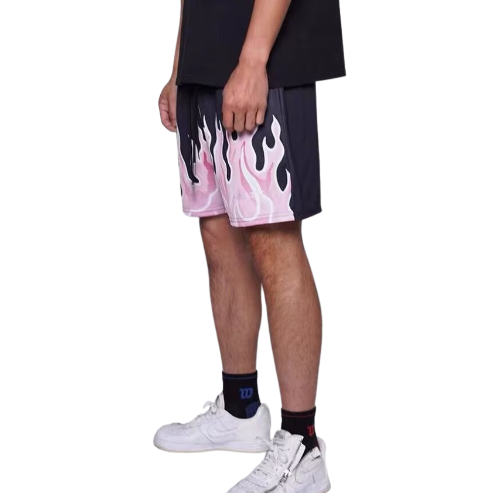 American Street Basketball Flames Shorts