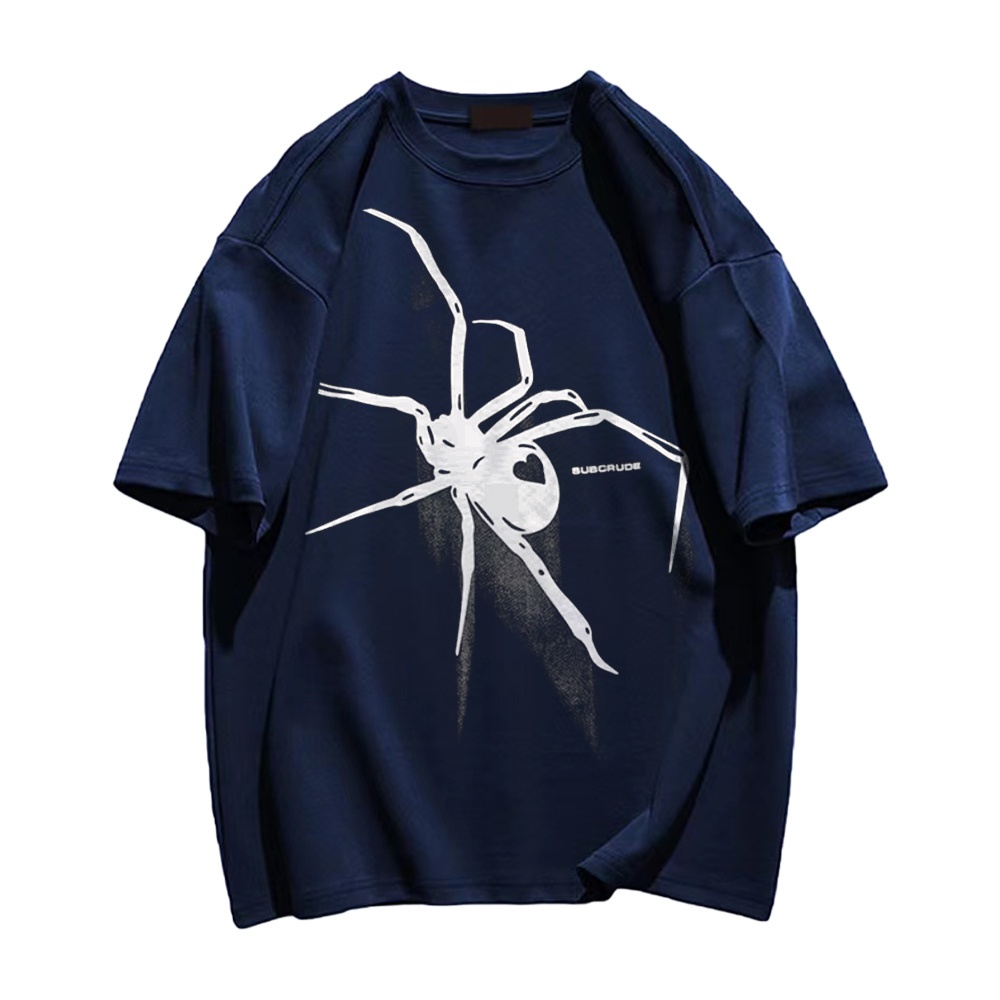 Simple Spider Print T-Shirt
