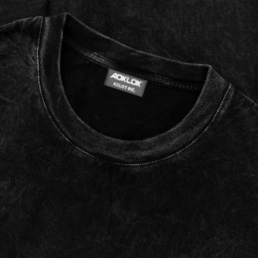 High Street Skull Question Mark Washed Sweatshirt