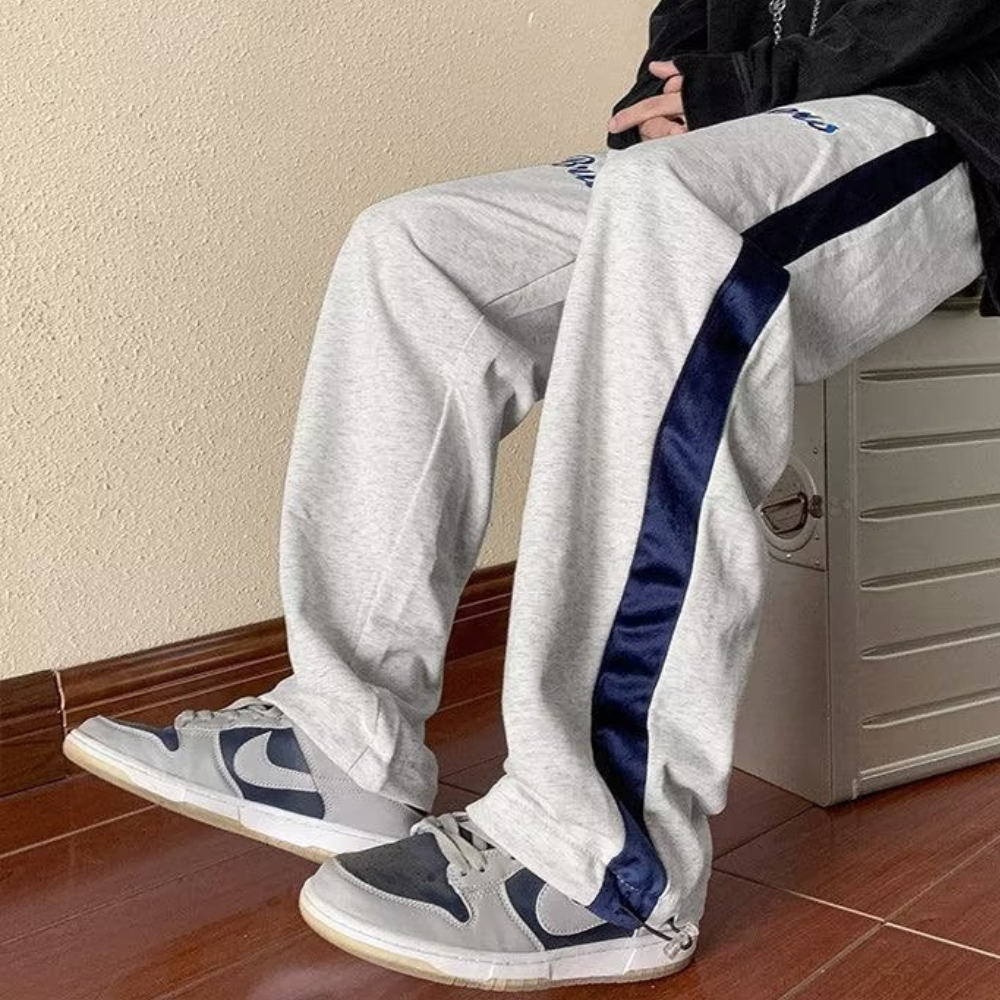 High Street Embroidery Sweatpants