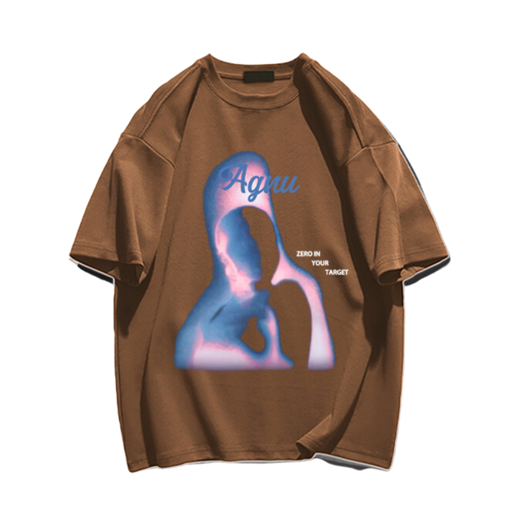 City Punk Abstract Silhouette Graphic T-Shirt