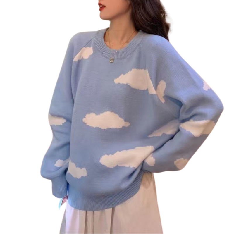 Loose Cloud Knit Sweater
