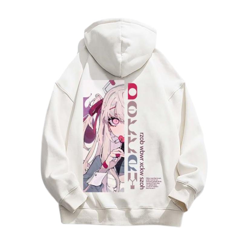 Academic Girl Letter Hoodie