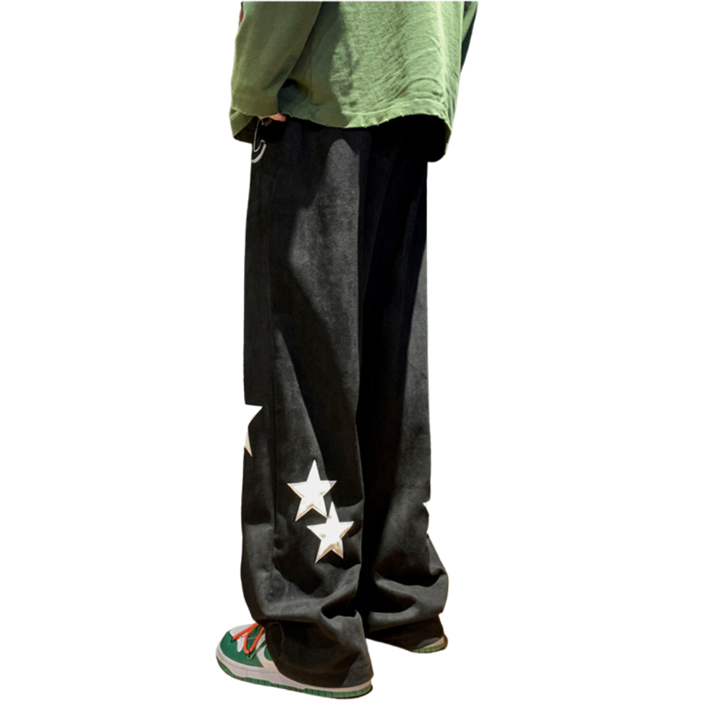 Vintage Pentagram Suede Sweatpants