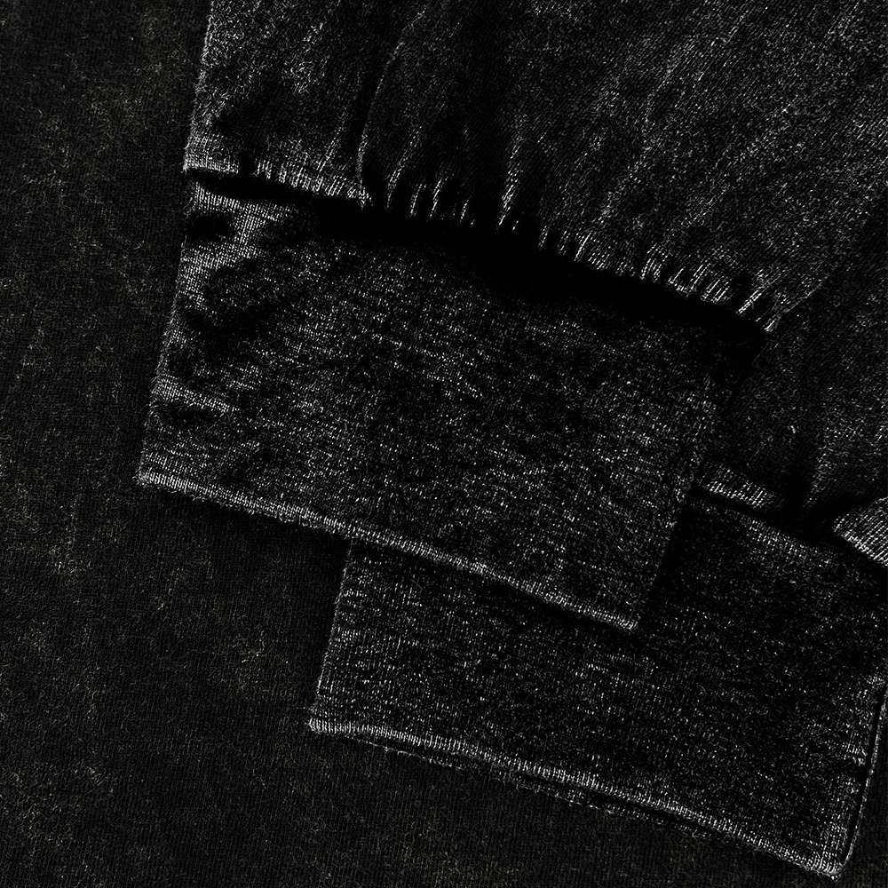 High Street Skull Question Mark Washed Sweatshirt