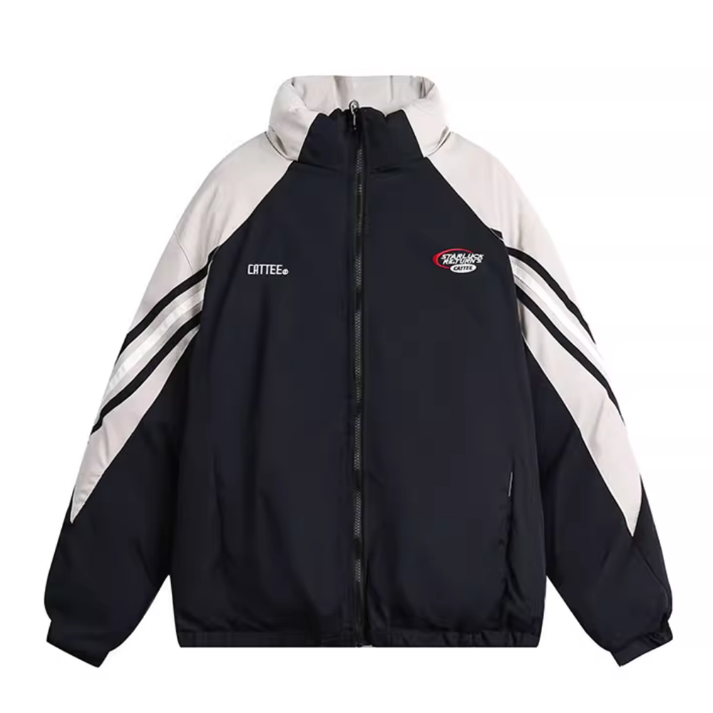 Women's American Contrast Color Reversible Coat