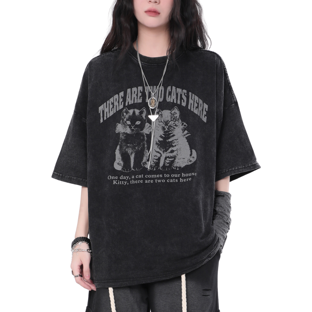 American Kitty Washed T-shirt