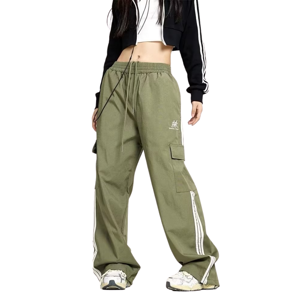 Vintage Classic Stripe Cargo Pants