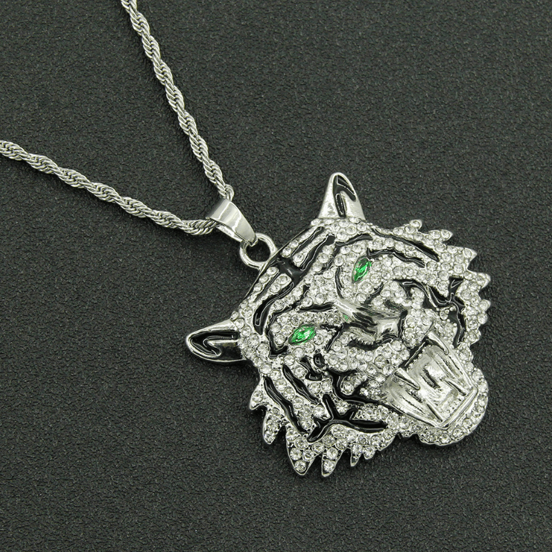 Tiger Pendant Necklace