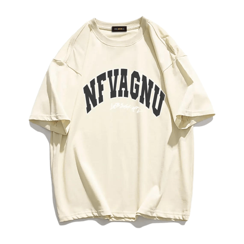 Classic Letters Print T-shirt