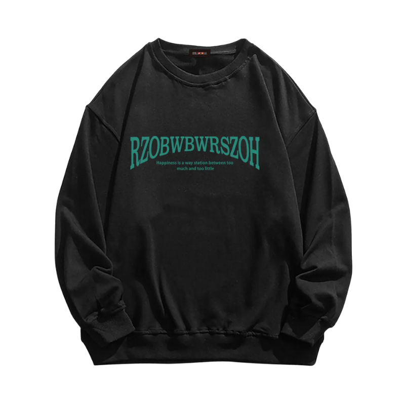 Cute Cartoon Cat Print Sweatshirt