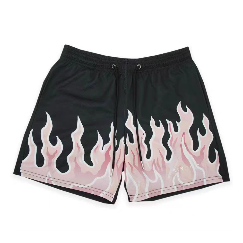 American Street Basketball Flames Shorts