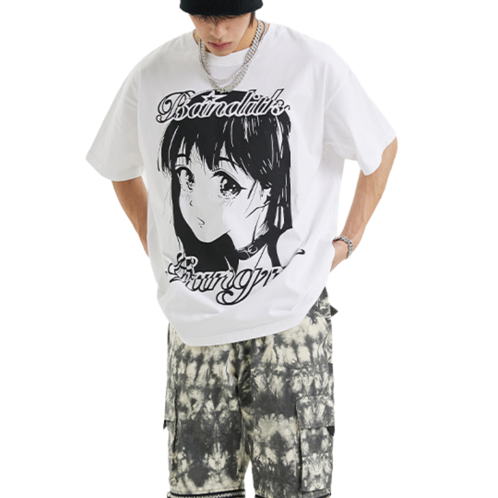 Manga Girls Graphic T-Shirt