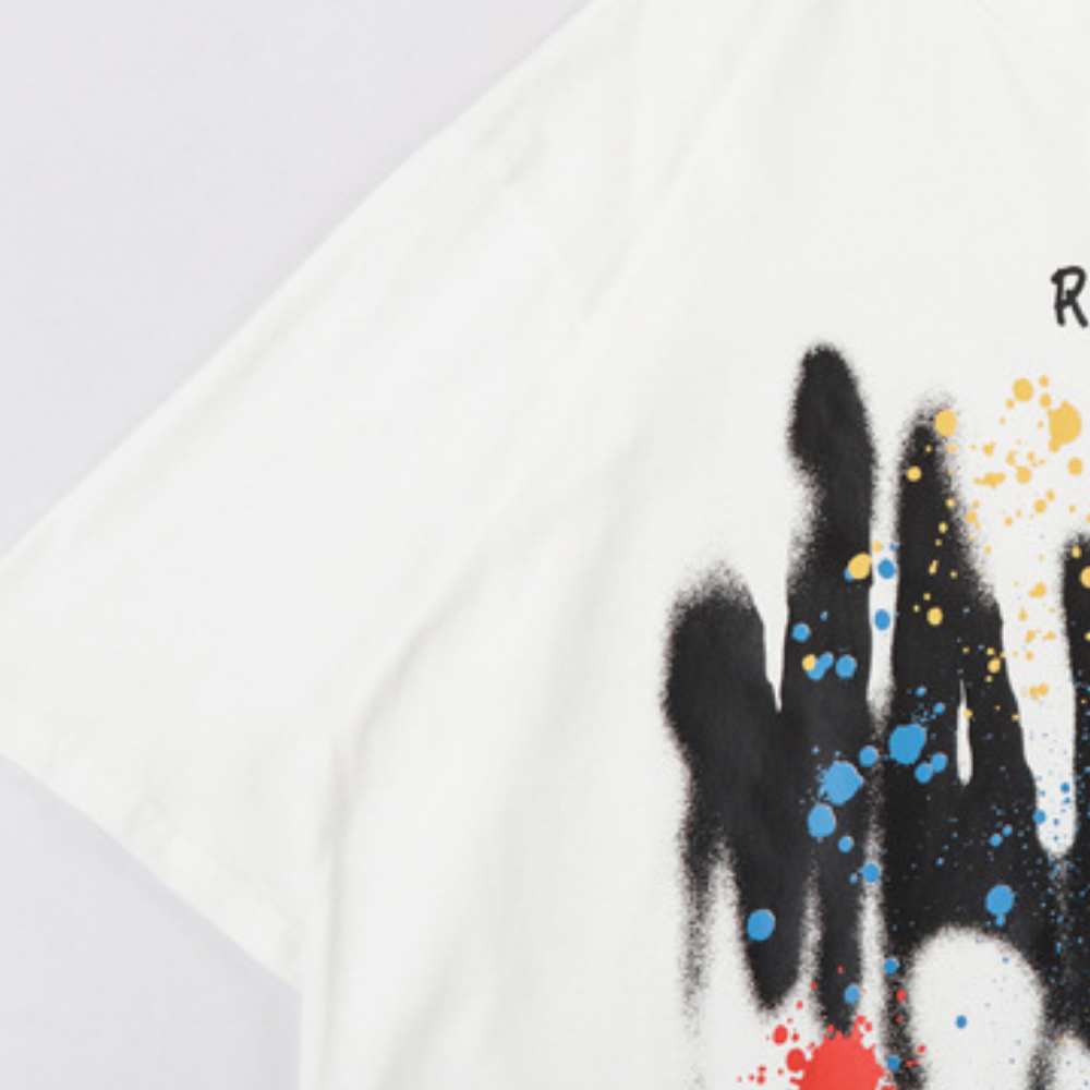 Street Alphabet Colorful Graffiti T-shirt
