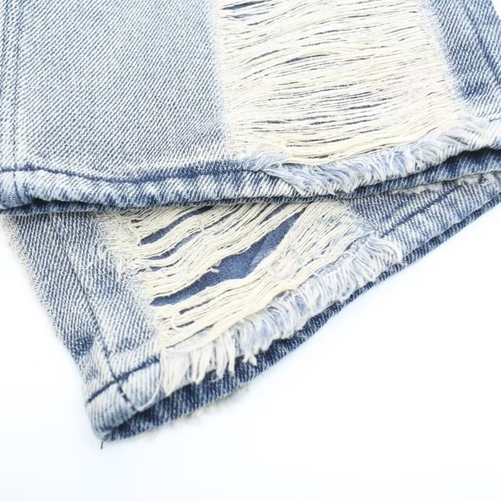 Urban Street Distressed Straight Leg Jeans