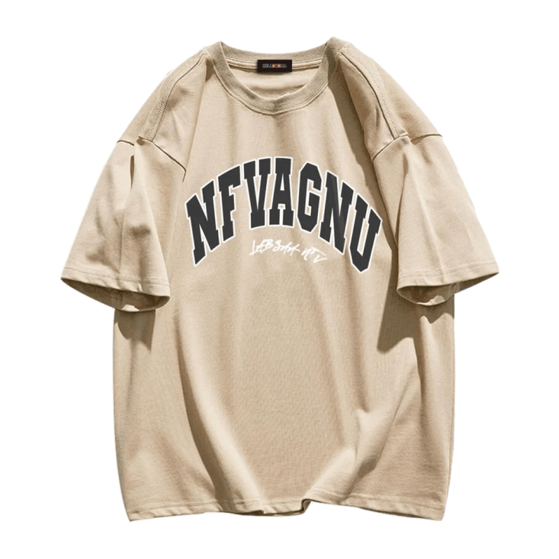 Classic Letters Print T-shirt