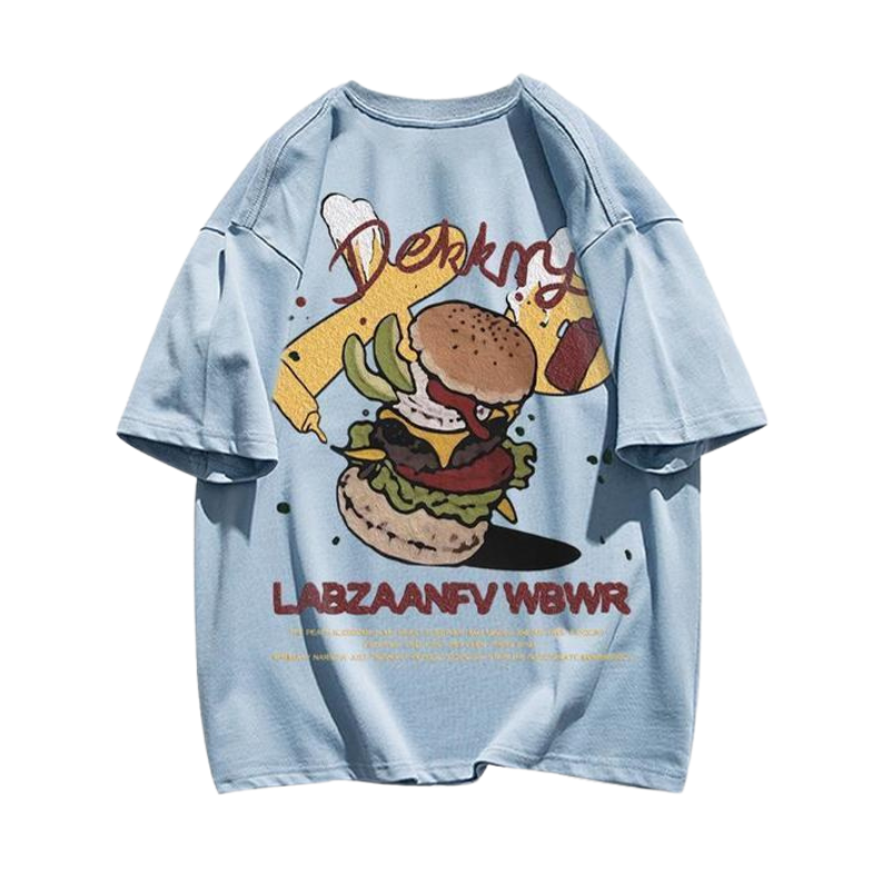 Vintage Cartoon Print T-Shirt
