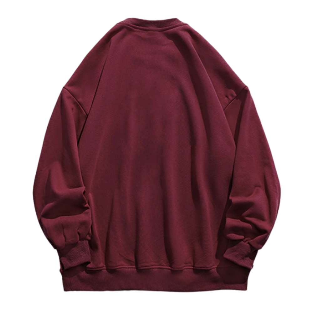 Hip Hop Loose Graphic Letter Sweatshirt