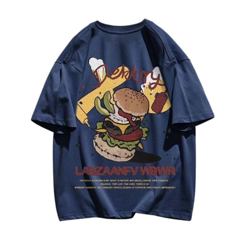 Vintage Cartoon Print T-Shirt