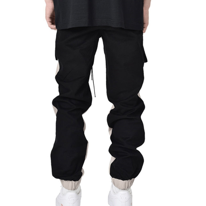 Patchwork Pockets Cargo Pants