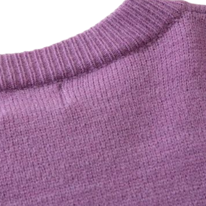 Vintage Flocked Bunny Rabbit Sweater