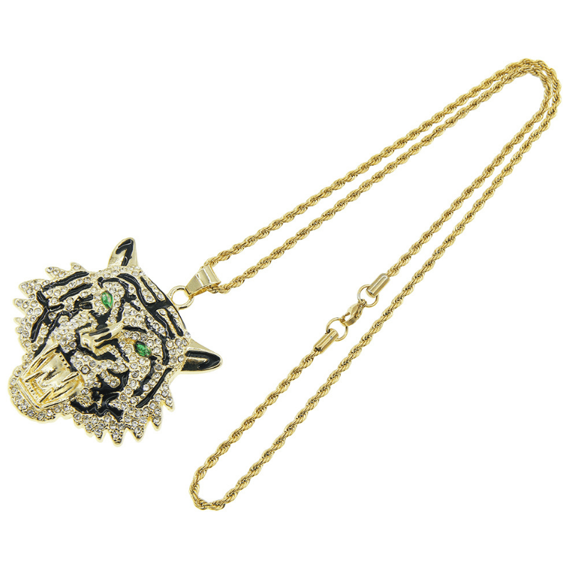 Tiger Pendant Necklace