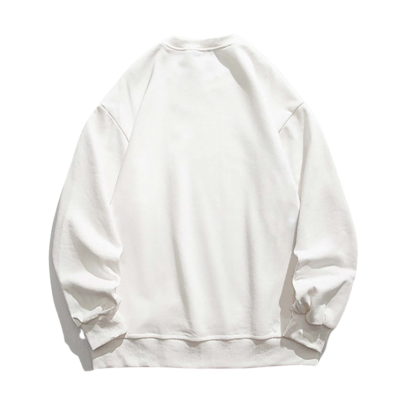 Hip Hop Creative Skull Letter Print Sweatshirt