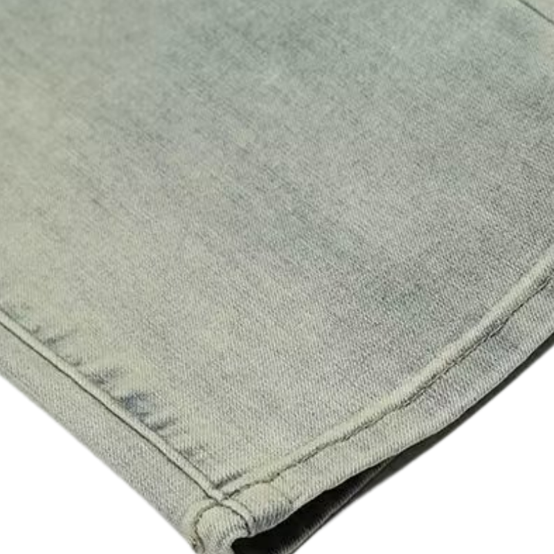 American Letter Graphic Straight Jeans