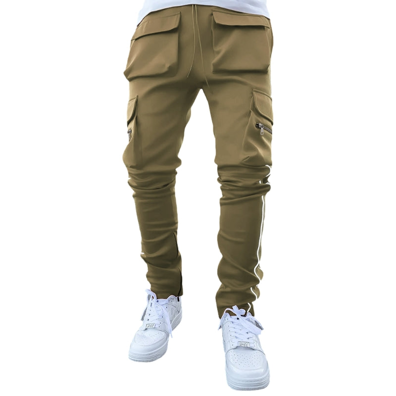 Modern Reflective Line Cargo Pants