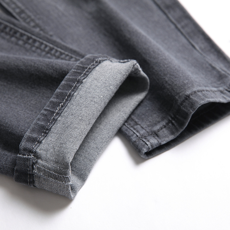 Versatile Ripped Stacked Jeans