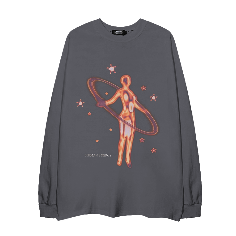 High Street Human Energy Aura Long Sleeve Shirt