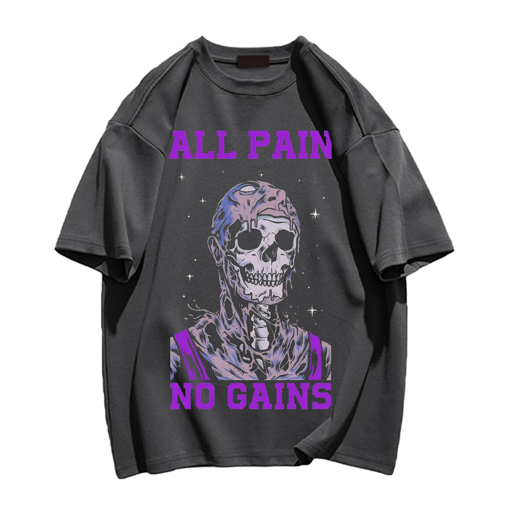 Anime Print Trendy Crew Neck T-shirt