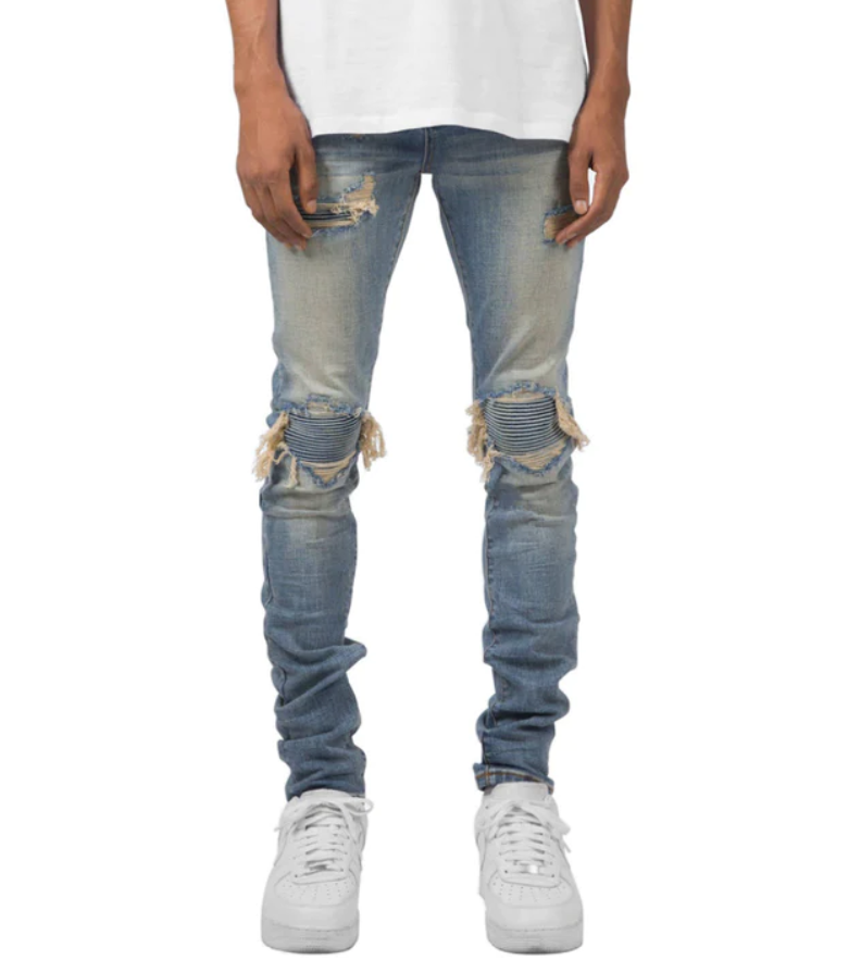 Elevate Your Fashion Game With Our Beggar Style Stacked Jeans  Men