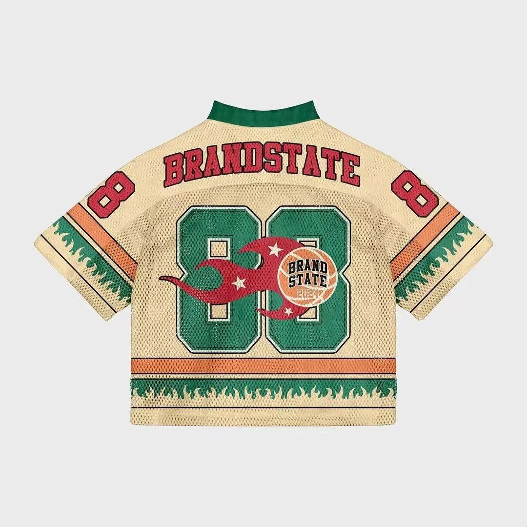 Evokyn 88 Flame Graphic Mesh Jersey T-Shirt