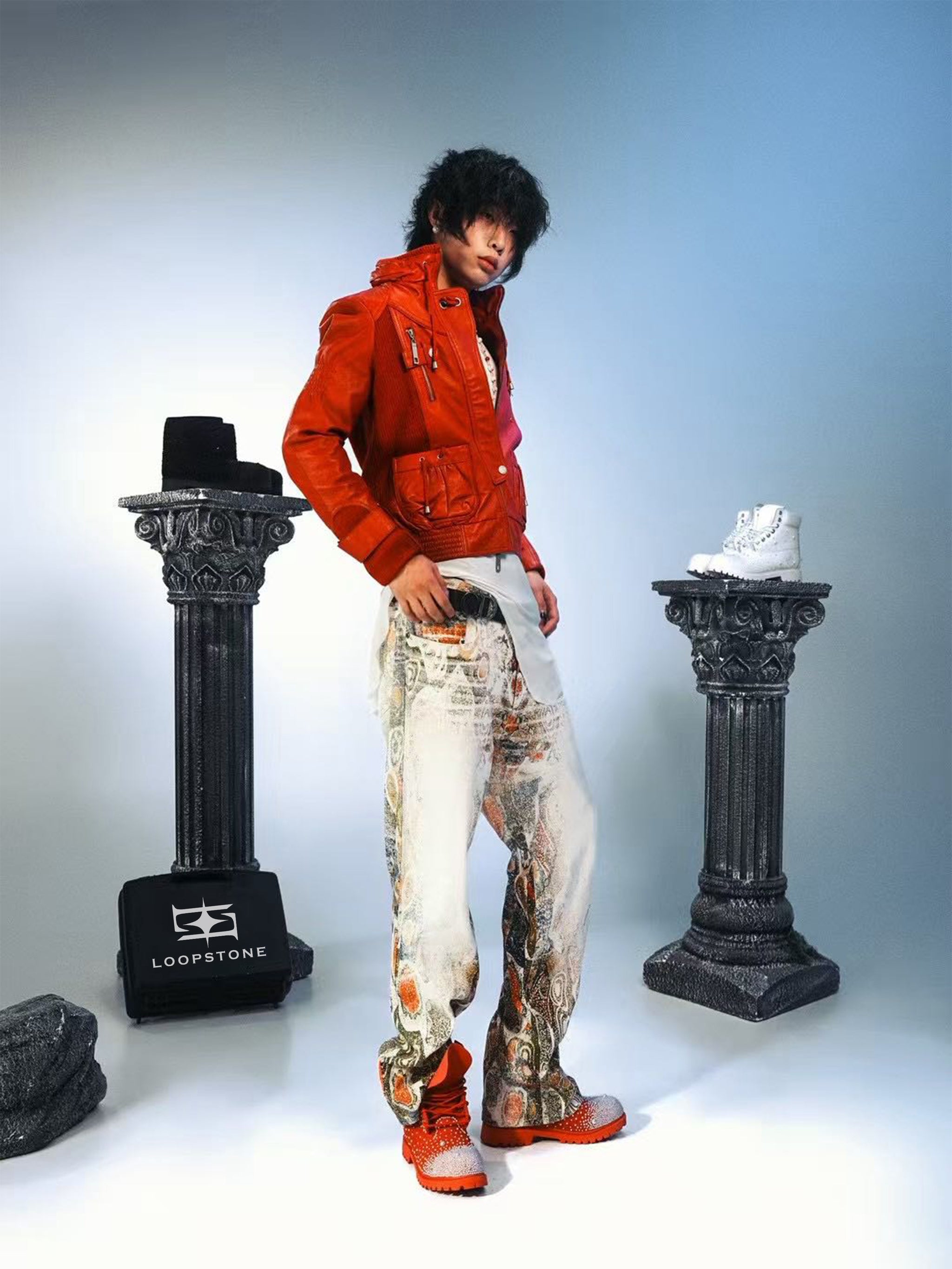 LoopStone Luxury Scarlet Night Crystal Boots - KOC Project